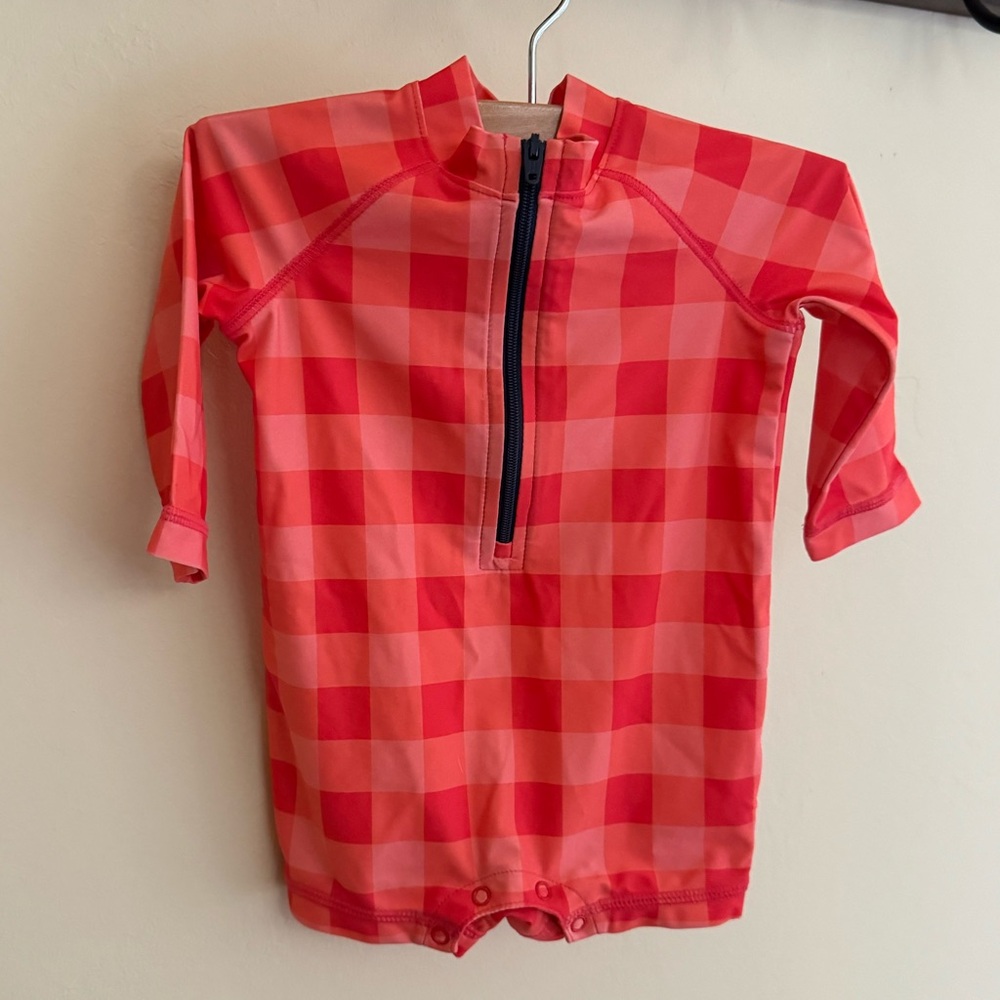 Primary Baby One-Piece Rash Guard Swimsuit - 3-6 months